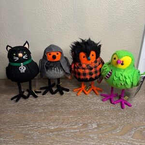 Halloween Birds from Target Hyde & Eek Featherly Friends set of 4